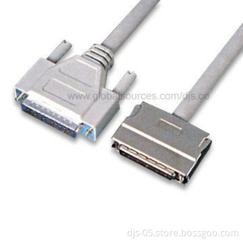 HP-DB50 Male to DB25 Male SCSI Cables with Stable Performance, Easy to Use
